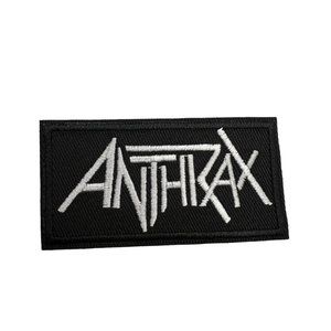 Anthrax Music Iron or Sew On Patch Embroidered Rock Band Jean Jacket Vest Biker